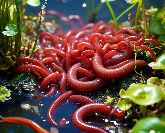 Red Worms in Your Pond Filter