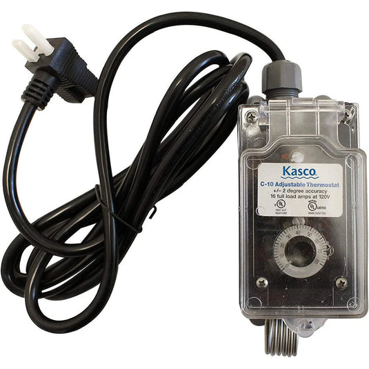 Kasco Marine: C-10 120volt,Adjustable Temperature Control/Thermostat for Deicer