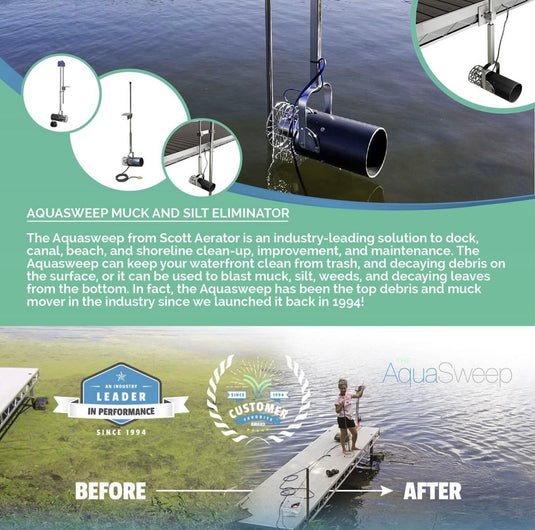 Scott Aerator: Adapter for Freestanding Aquasweep/De-icer Tripod Stand